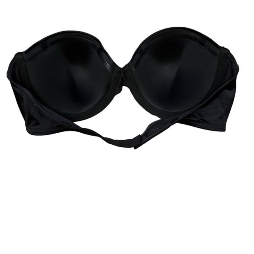 MAIDENFORM Lightly Padded Strapless Black Underwire Bra, 38C, #01188R
